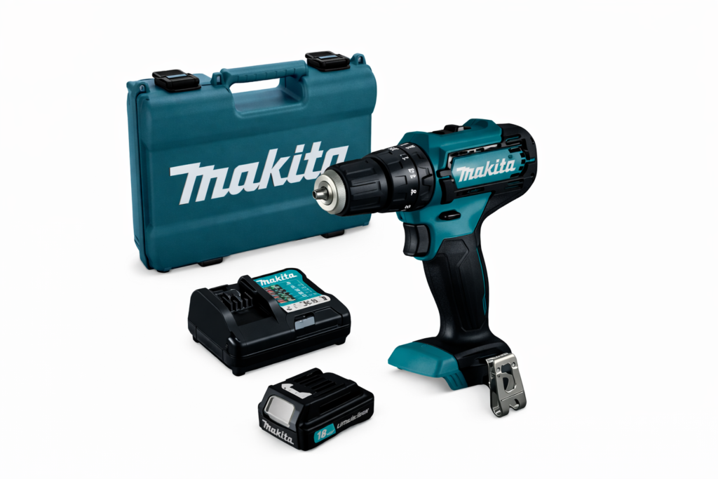 arafusadeira furadeira impacto makita kit com maleta