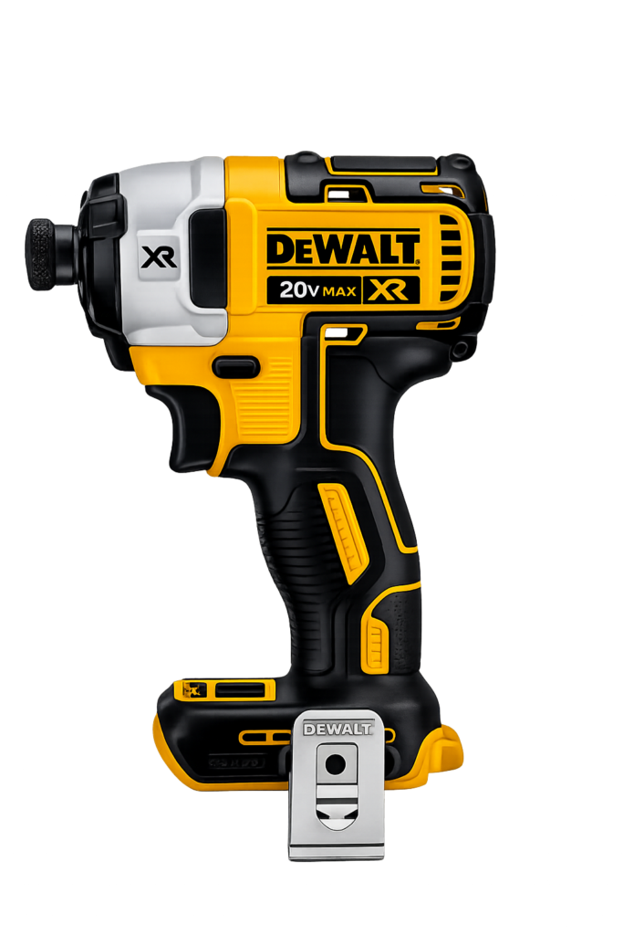 parafusadeira de impacto dewalt 20v max xr dcf887b fundo transparente