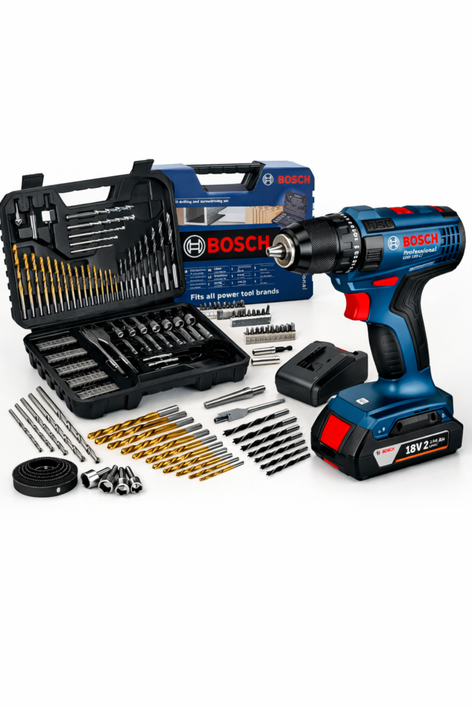 parafusadeira furadeira bosch 18v com maleta e brocas.png